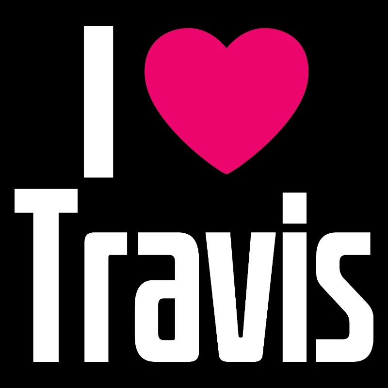 J’aime Travis Pink Heart J’aime Travis