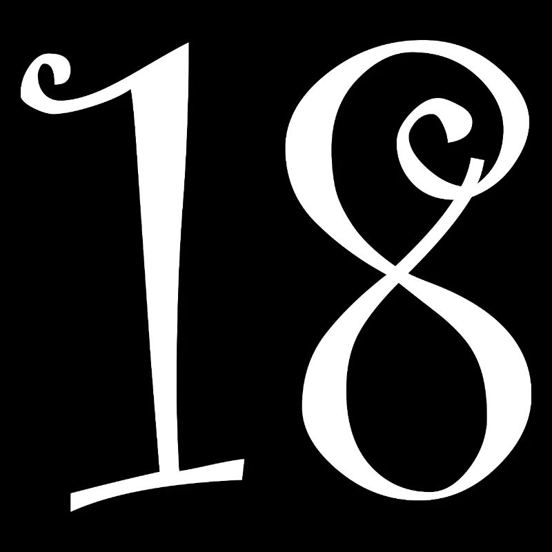 18. 18 ANS. 18e ANNIVERSAIRE. ANNIVERSAIRE 18 ANS.