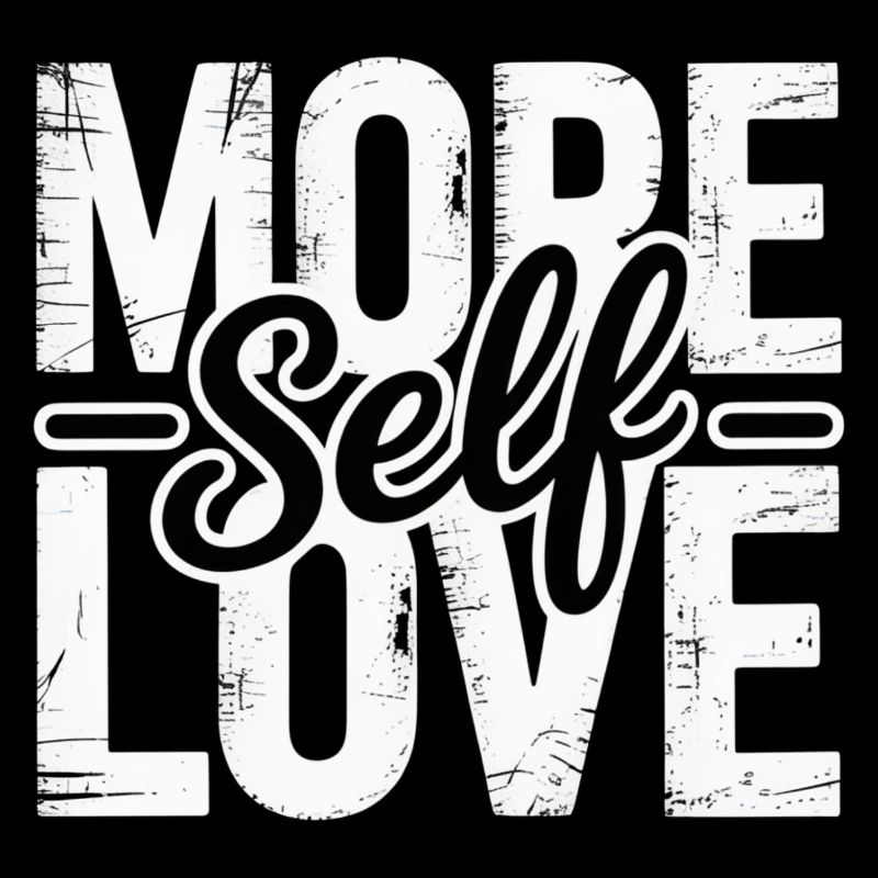 Plus d’amour Amour Amour de soi Typographie