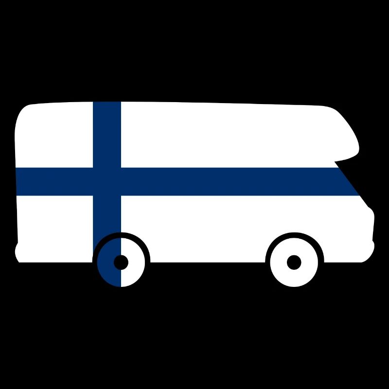 RV Finland Voyage Vacances Camper Autocollant