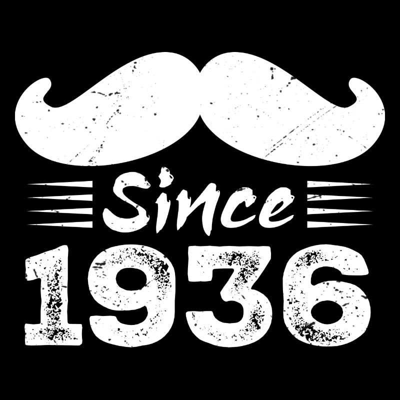 Geschenk zum 88. Geburtstag - Vintage 1936 Schnurrbart