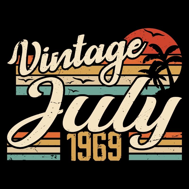 Juillet 1969 Cadeau, 55e Anniversaire Juillet 1969