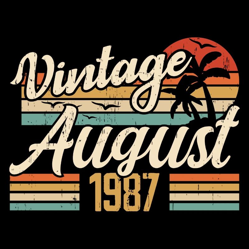 Août 1987 Anniversaire 1987 - Cadeau Légendes Août