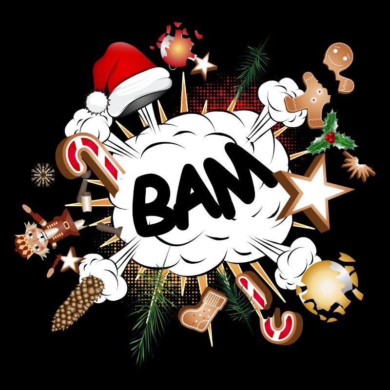 bulle comique drôle - temps de Noël stressant