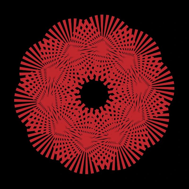 Mandala | Rayons de soleil | Modèle