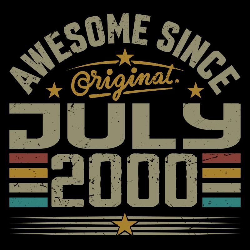 Construit en Juillet 2000 | Cadeau Juillet 2000
