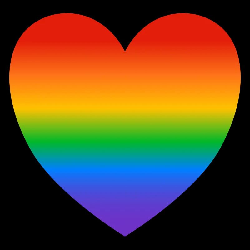 LGBT Regenbogen Stolz Herz