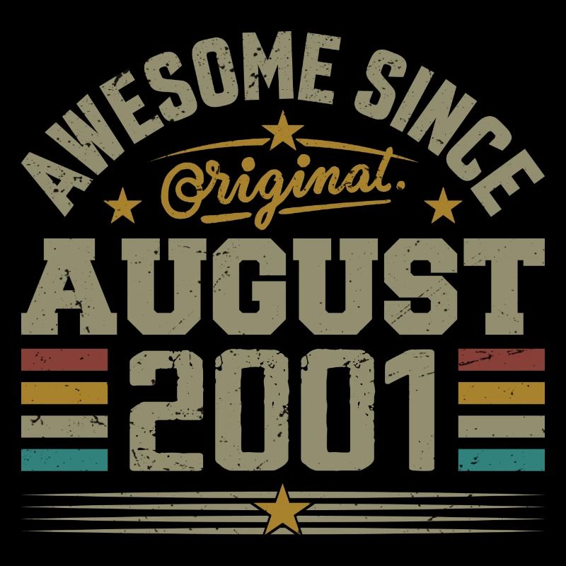 Août 2001 Anniversaire Août 2001 August 2001 Rétro