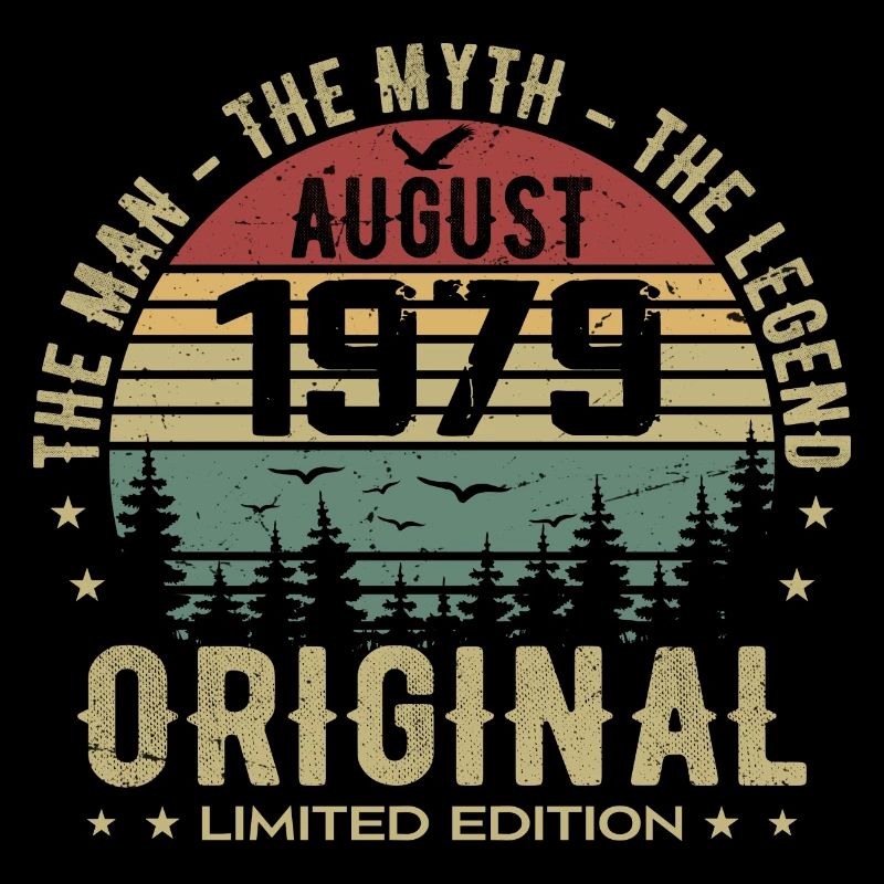 Legend Since August 1979 Birthday Gift 1979
