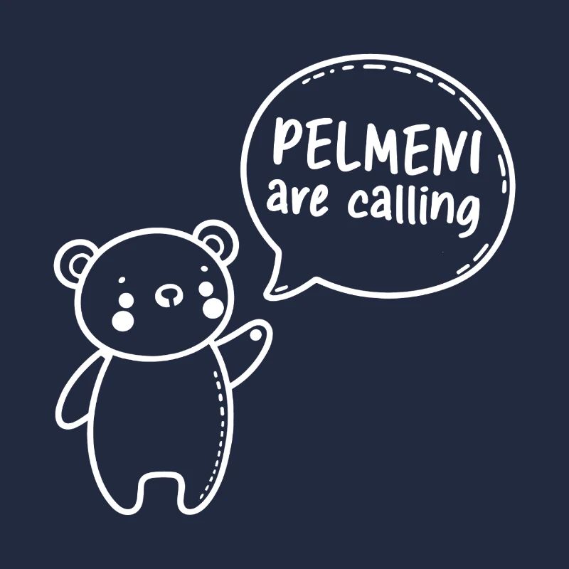 Pelmeni rufen Bär niedlich süß Geschenk