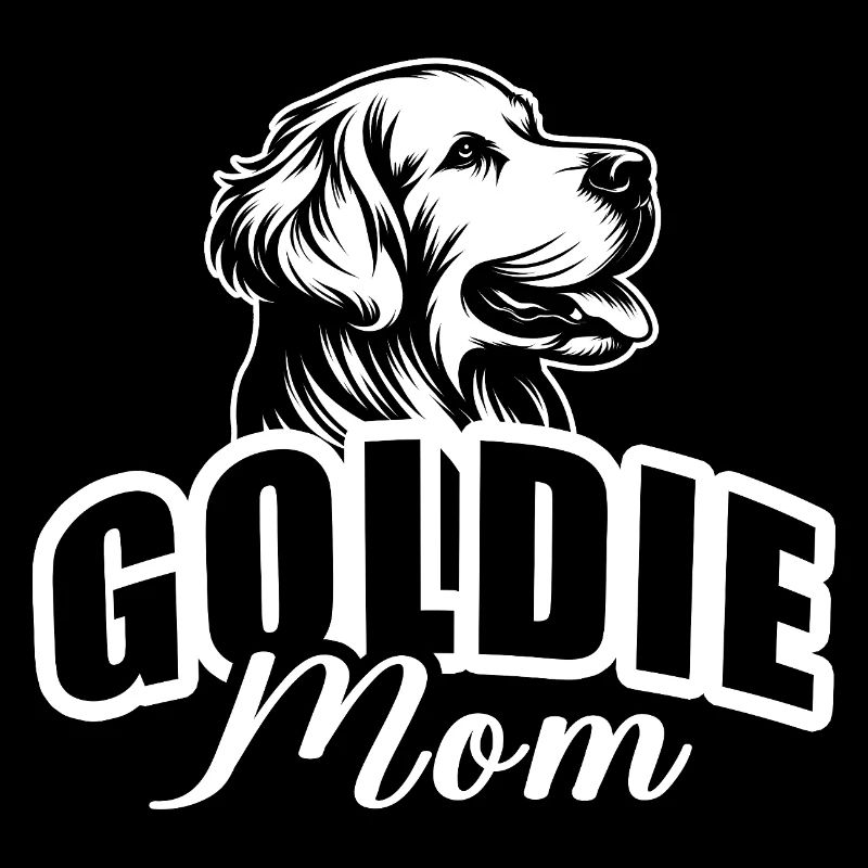 "Goldie Mom" mit Hundekopf