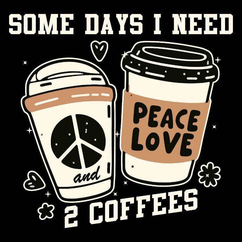 Paix Amour Café et Deux Cafés