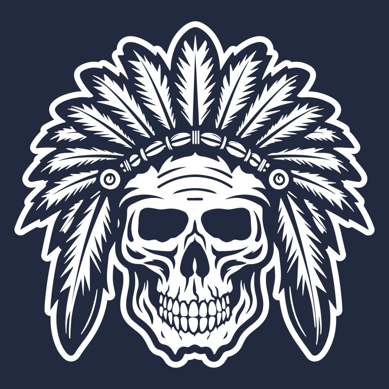 Chef de crâne indien
