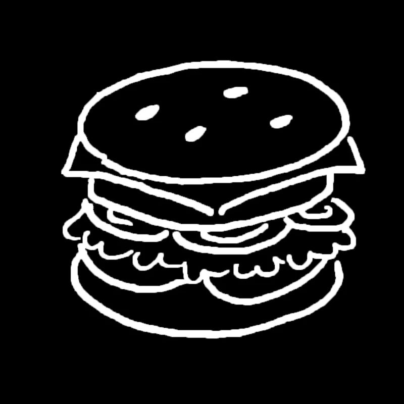 Burger Hamburger Essen Food cool Style Fan lecker