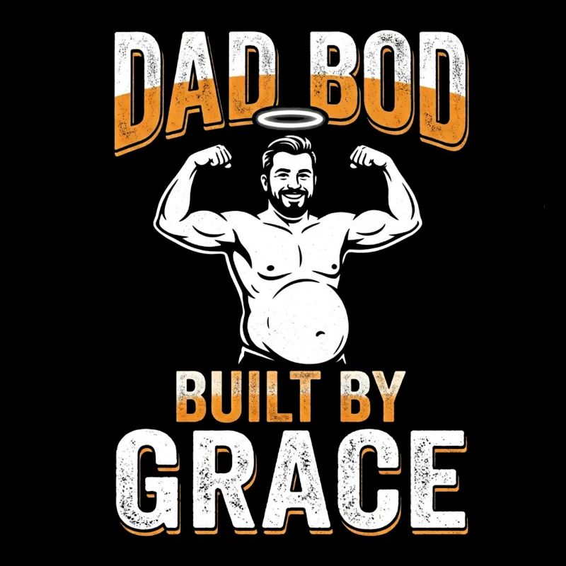 Dad Bod Built By Grace Gesegneter Papa Gott Humor