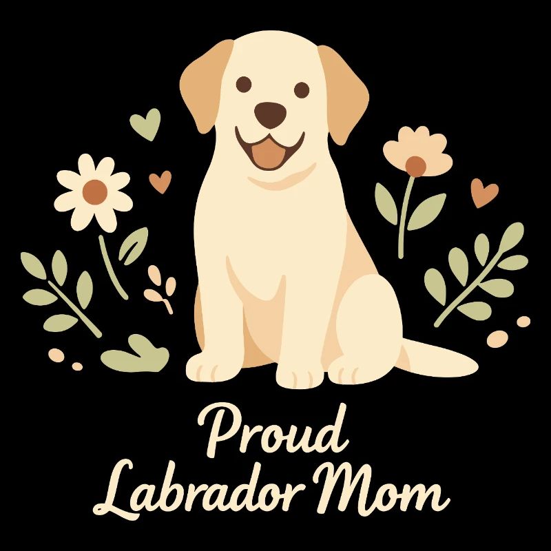 Chien Labrador Retriever Maman Fleur Mignonne