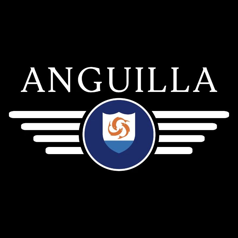 J’aime Anguilla, T-shirt design de style élégance