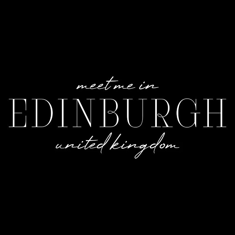 Edinburgh Stil Design T-Shirt