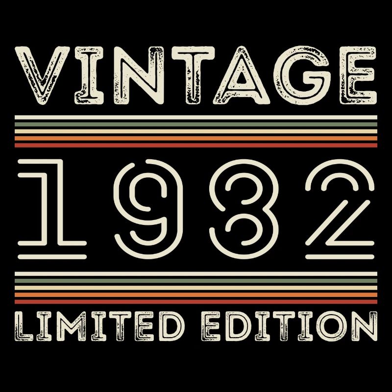 Millésime 1982 - Année 1982 Cadeau d’anniversaire 1982