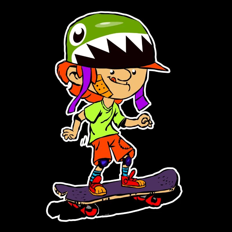 Sharkhelm Skateboy