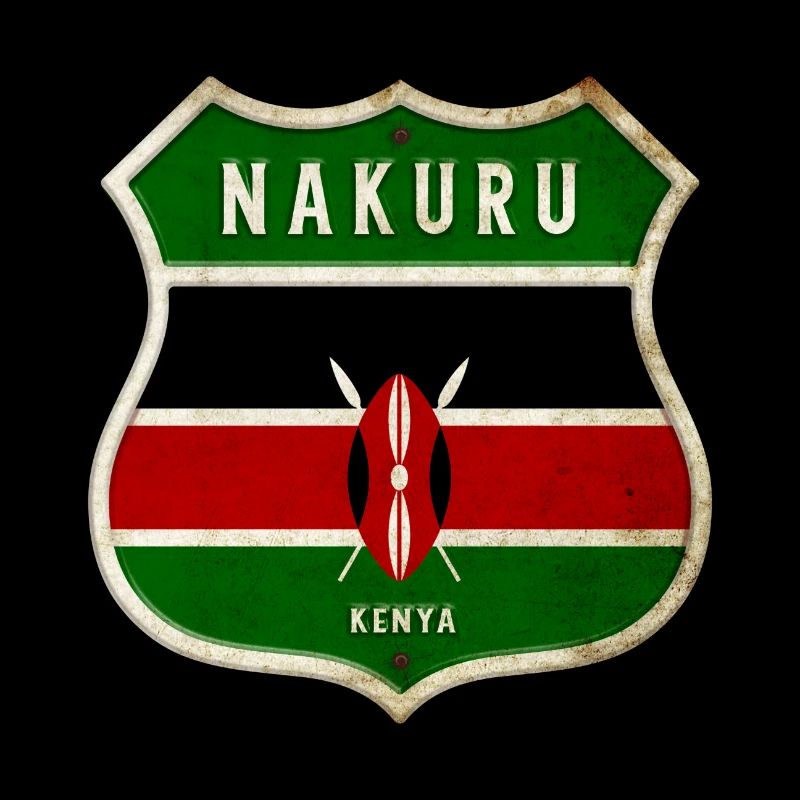 Nakuru Kenya Armoiries Drapeaux Design