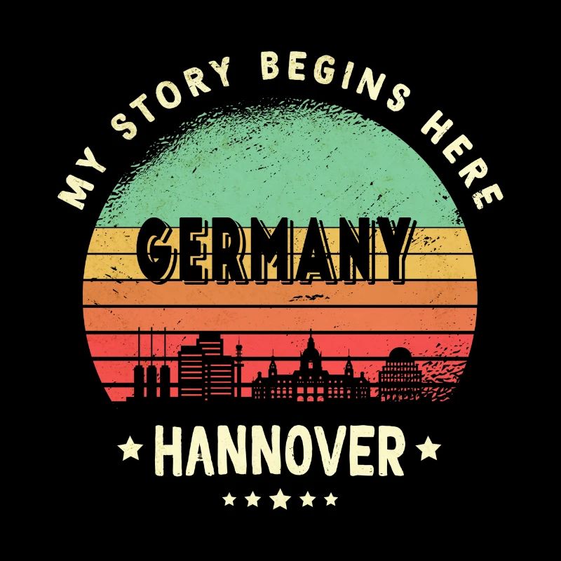 Hannover Deutschland Skyline Design