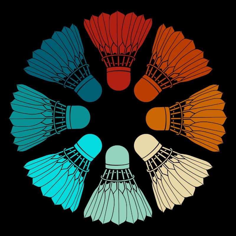 Badminton - Federbälle bunt