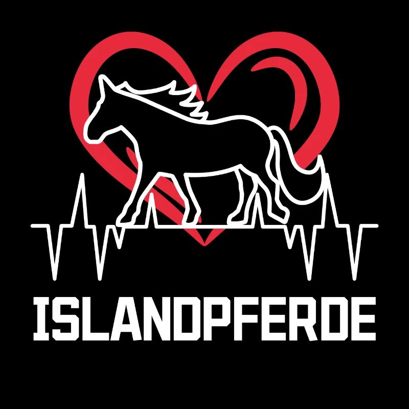Herz Pferde Islandpferde Pferdeliebe Spruch