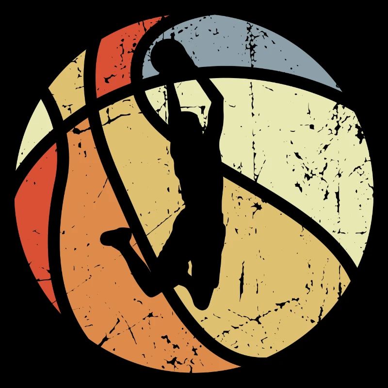 Ballon de basket vintage
