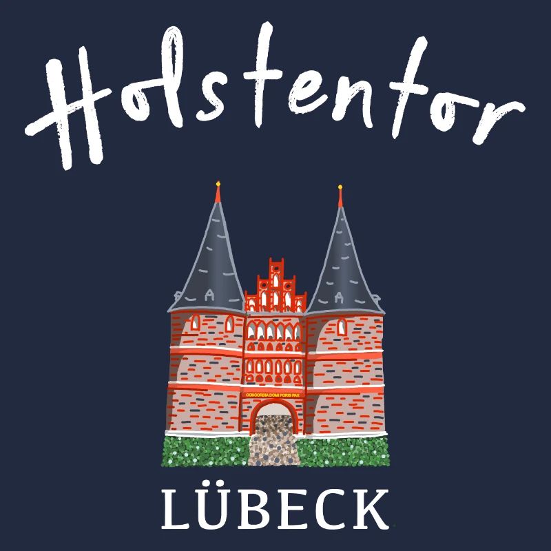 Holsten Gate Lübeck, point de repère Schleswig-Holstein