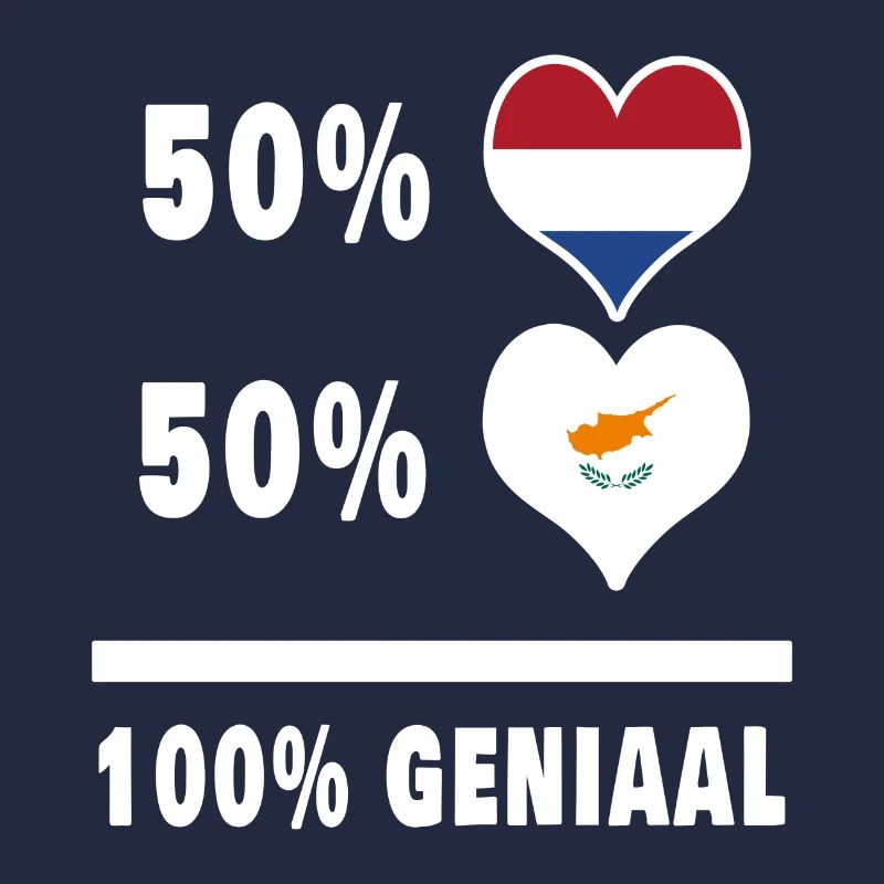 Chypre et les Pays-Bas 100% Genius flag