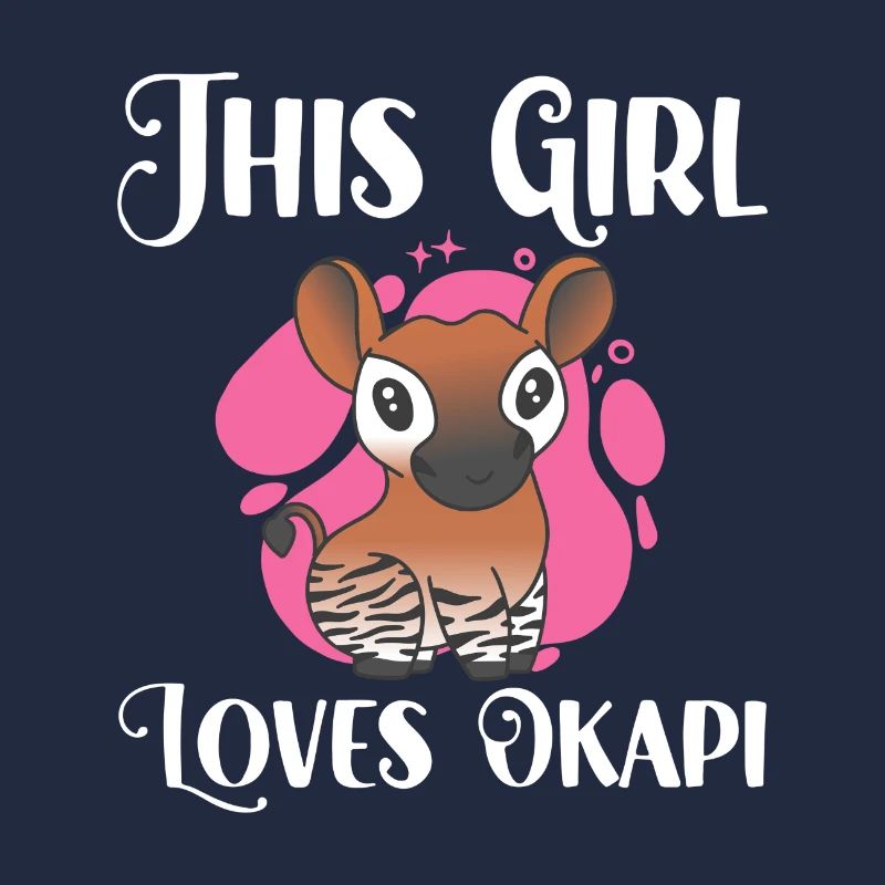 Cette fille adore l'okapi