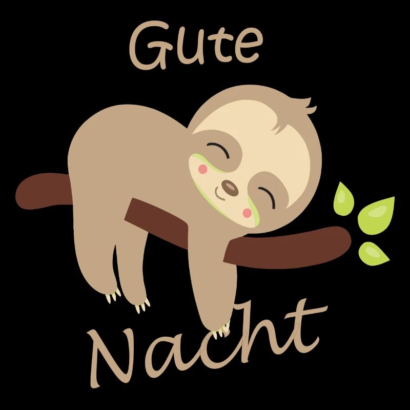 kinder gute nacht faultier