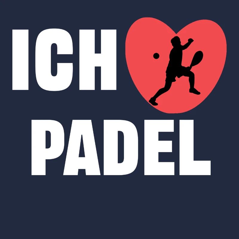 I love padel heart statement player training