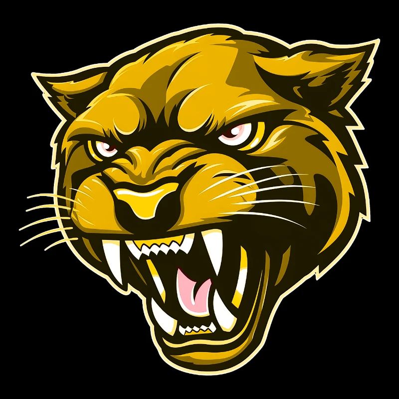 Panther Head Gold