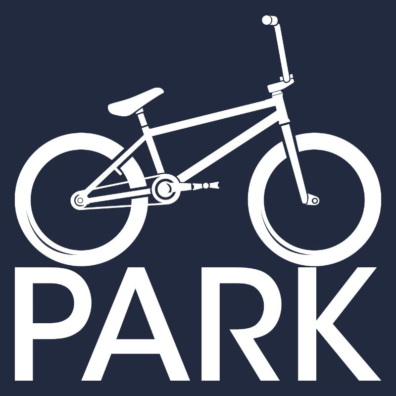 Icône de vélo de parc BMX icône de logo halfpipe