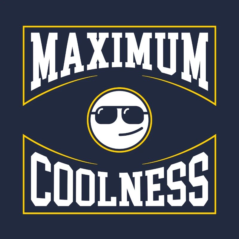 Coolitude maximale Design d’émoticône rétro