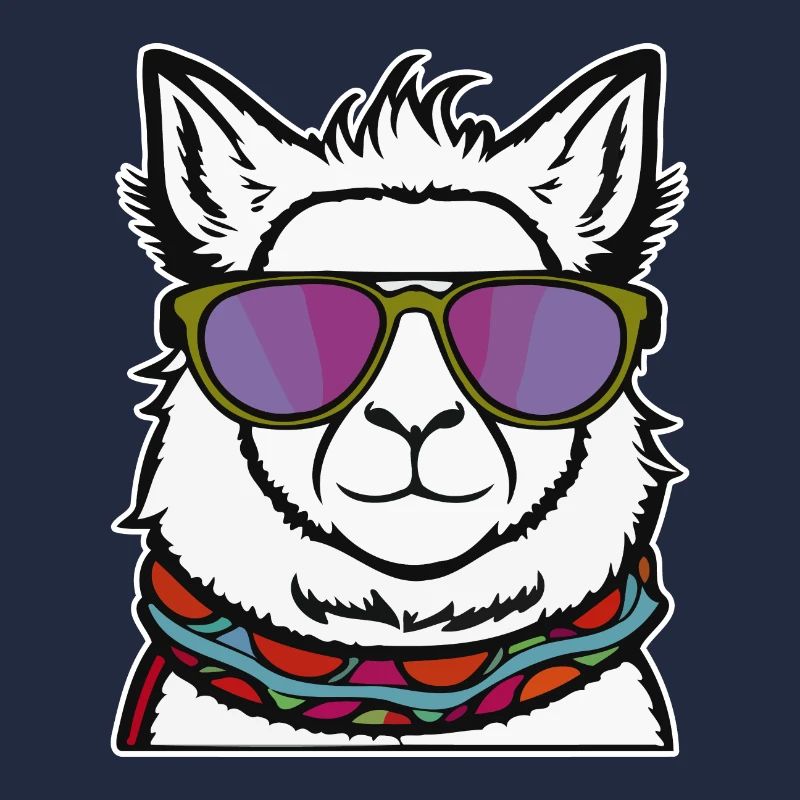 Cooles Lama