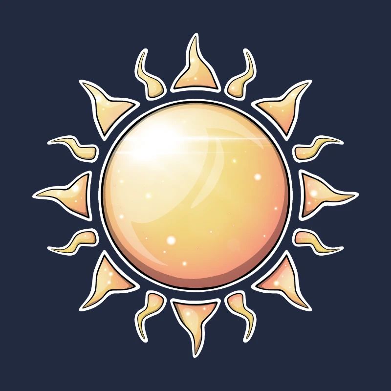 Rayonnant Sunburst Nature Design