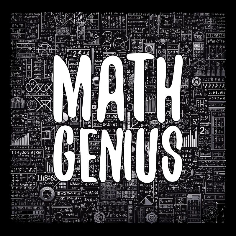 Math Genius Math Genius Math cadeau