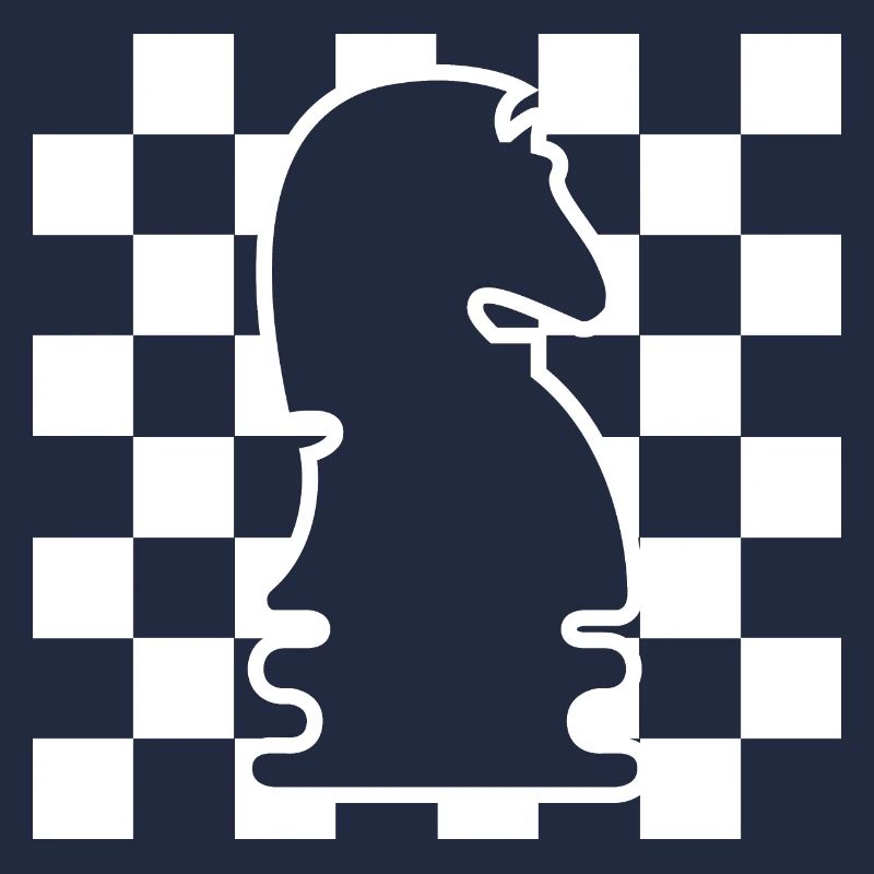 Chess Horse Checkerboard Pattern Symbol Graphic Logo