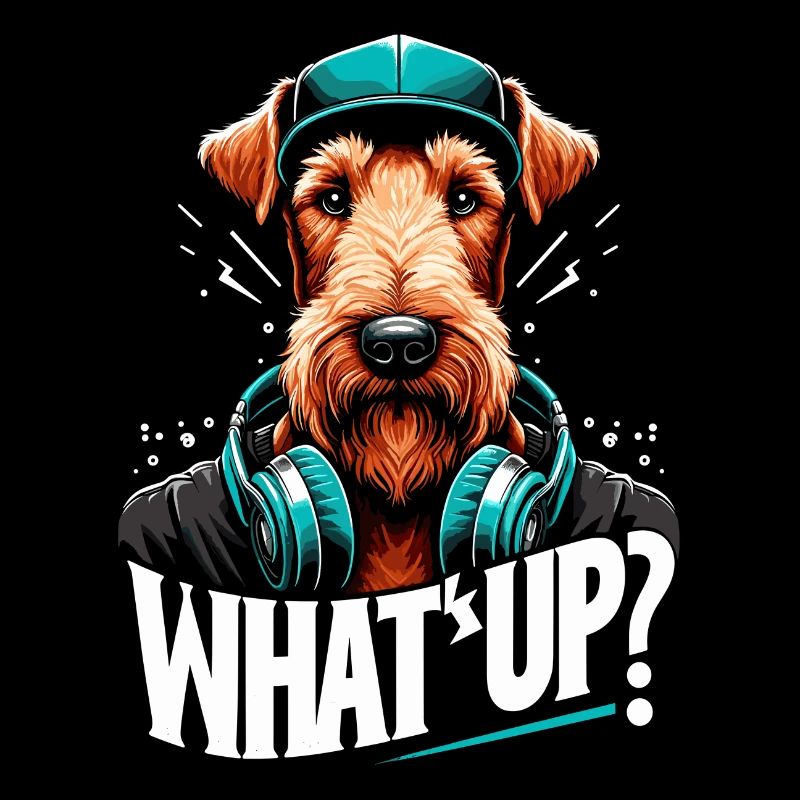 Irish Terrier Was geht ab Gangsta Hund Geschenk