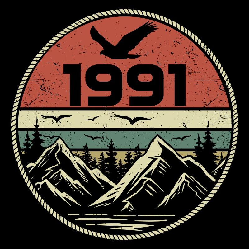 Vintage 1991 Classic 1991 Retro 1991 Gift 1991