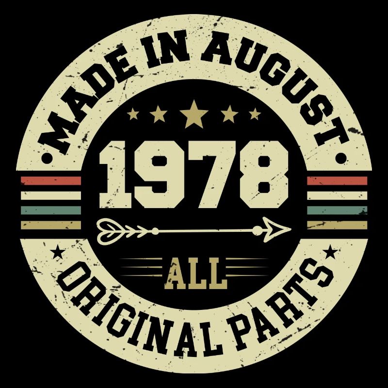 Août 1978 Cadeau d’anniversaire Août 1978 Août