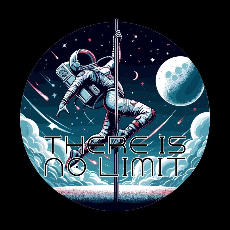 Pole Dance Astronautin Poledance Geschenk