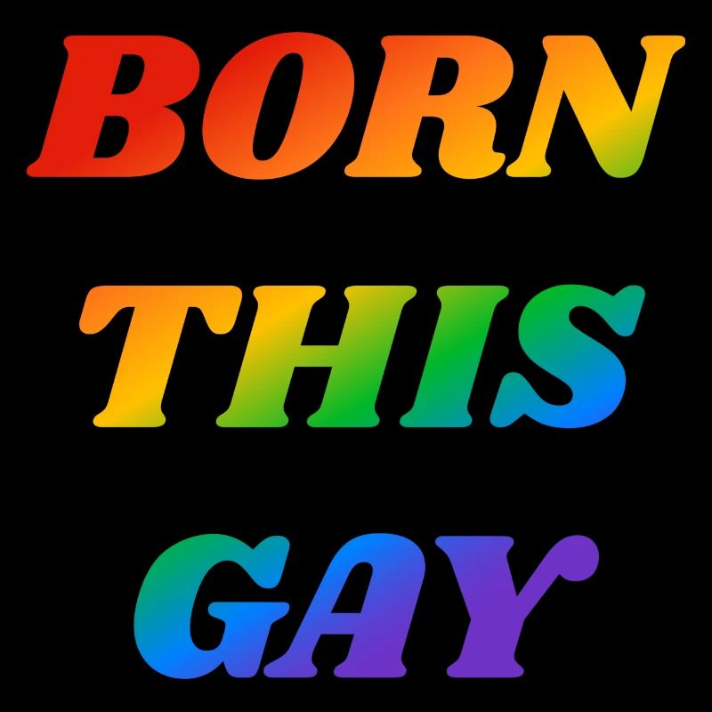 Geboren dieser schwule Regenbogentext