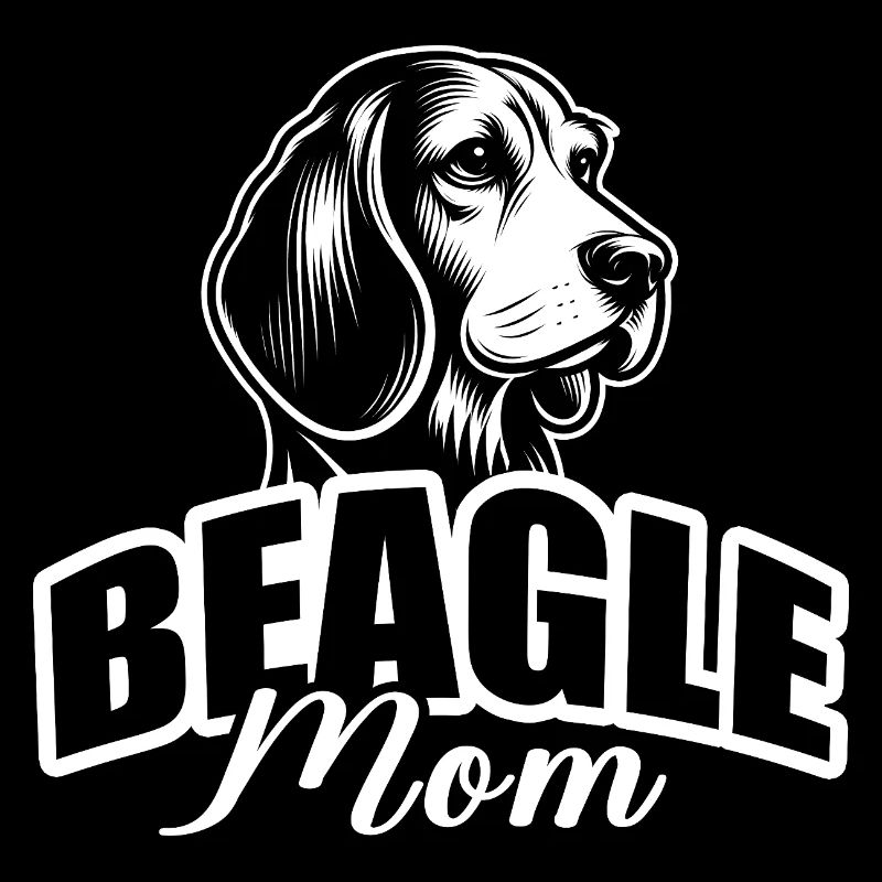 « Beagle Mom » avec tête de chien
