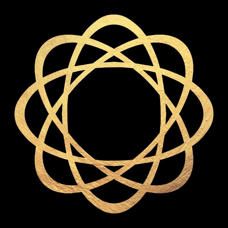 Yoga Luxe Gold Mandala Méditation Concentration