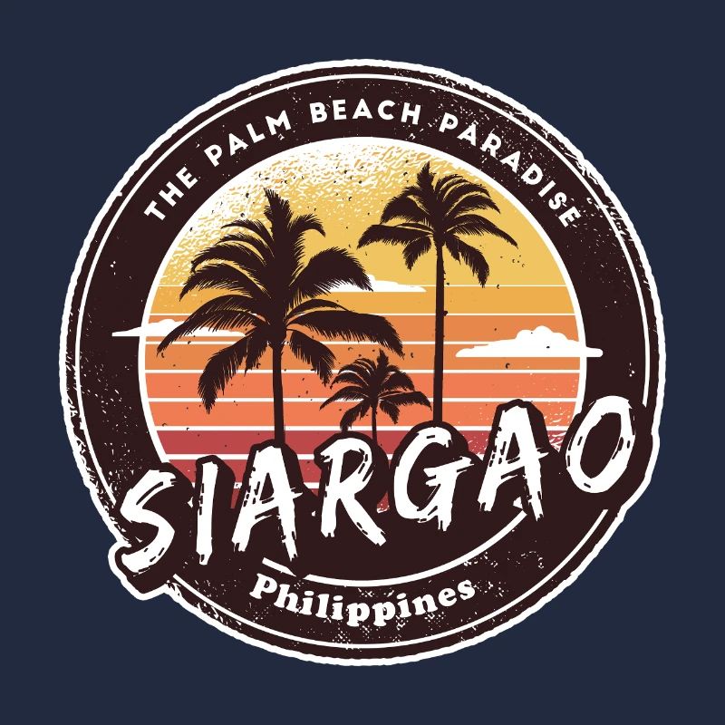 Siargao Philippinen Strand Palmen Design