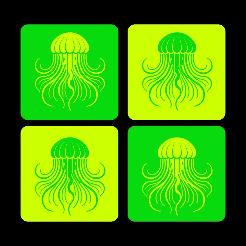 Jellyfish – Minimal Ocean Art